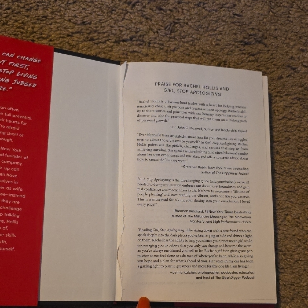 Girl, Stop Apologizing Book by Rachel Hollis - Picture 4 of 4